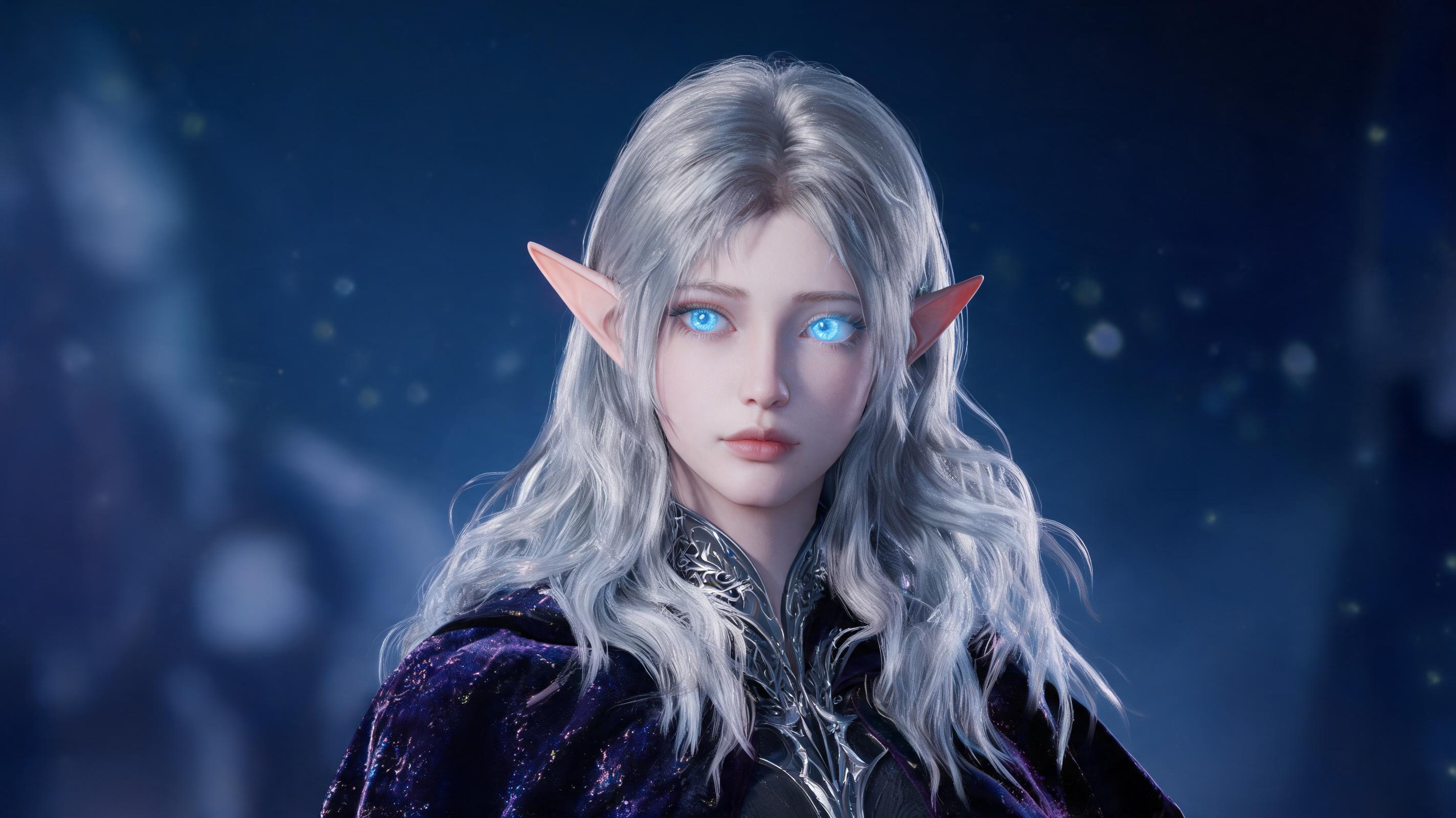 Animation d'art de personnage fantastique