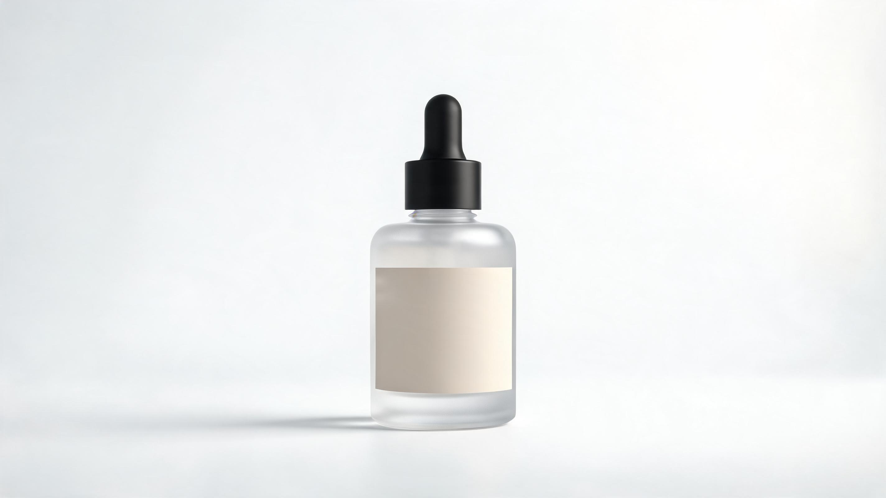 Boucle de flacon de soin minimaliste