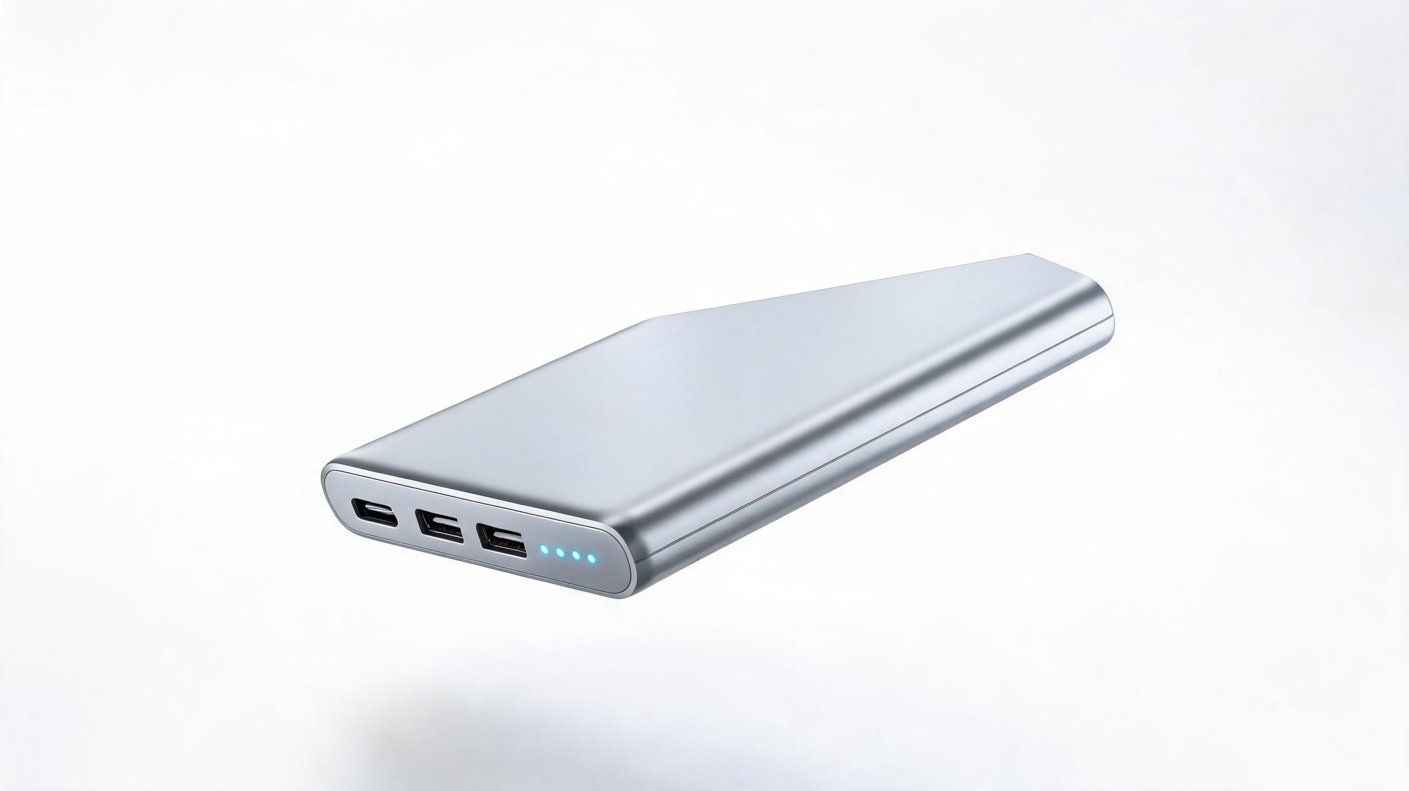 Rotation horizontale de batterie externe portable