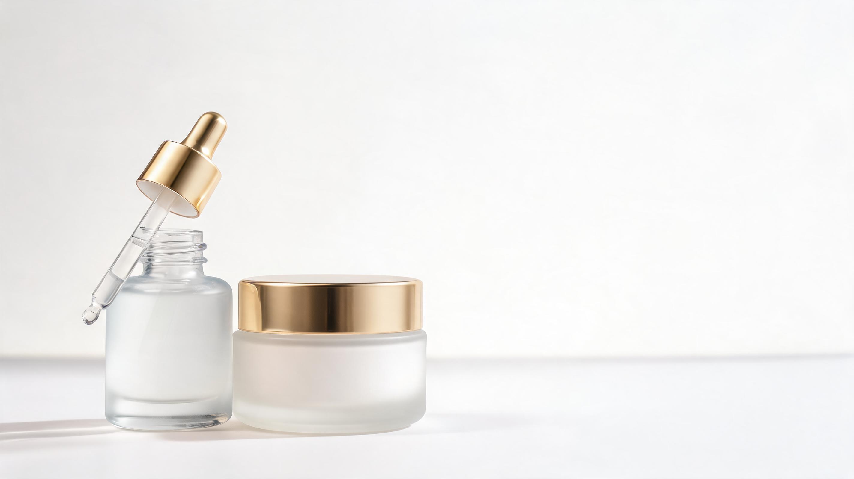 Séquence d'emballage de produit de beauté