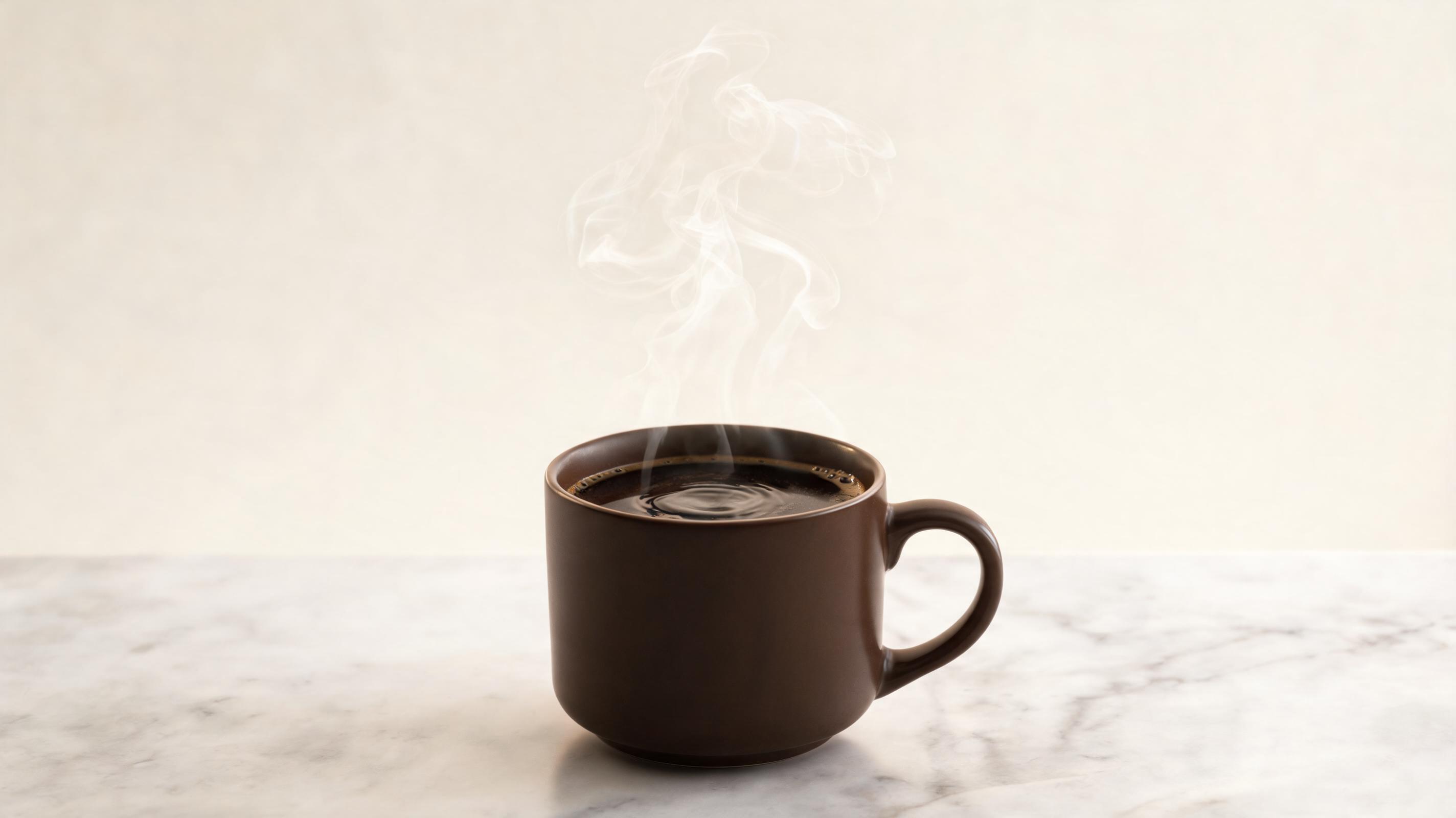Publicité de produit de café au ralenti
