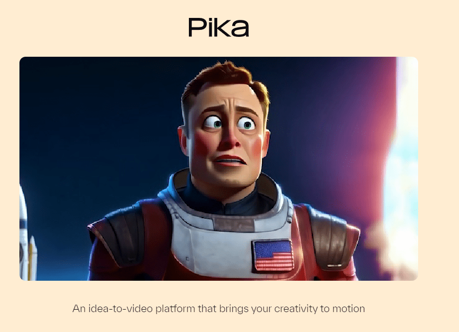 Pika Labs 1.0, text to video