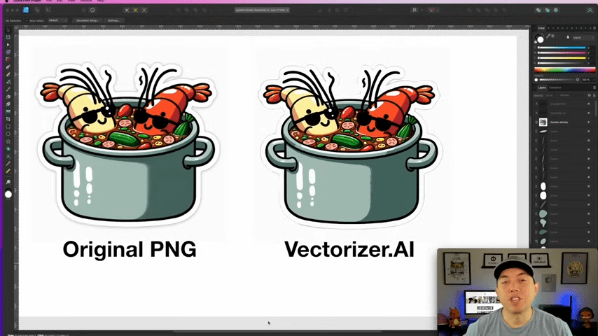 Vectorizer AI' s vector converter