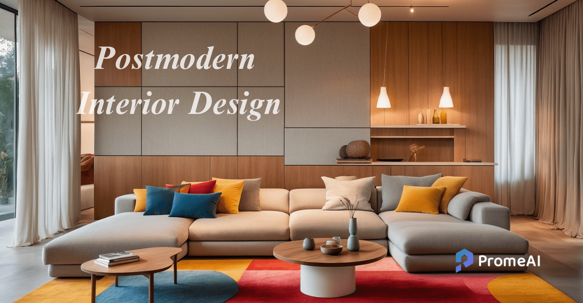 How to use AI for Postmodern Interior Design