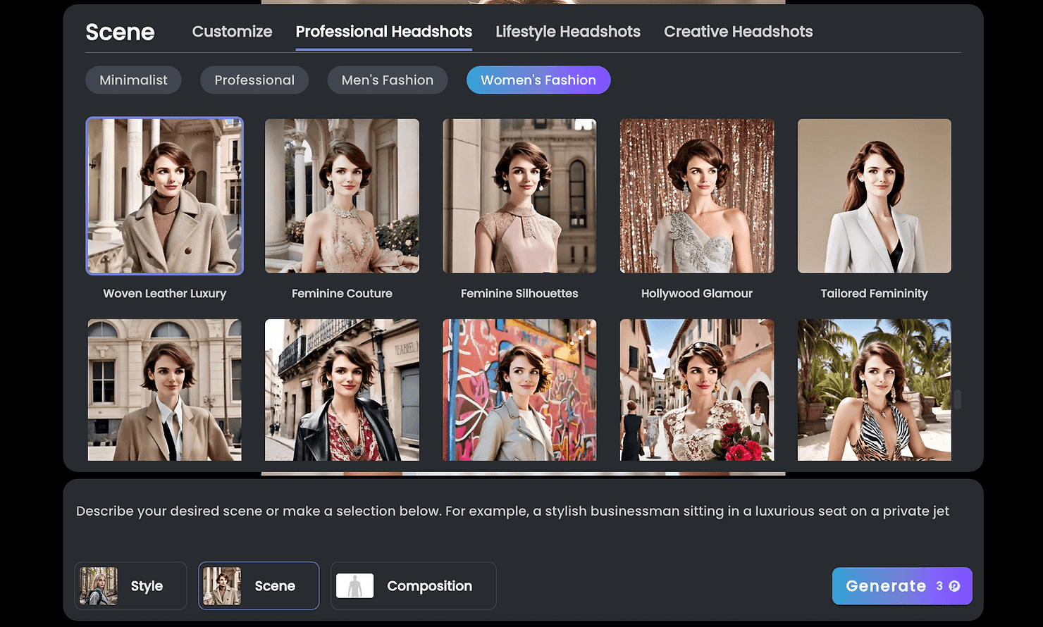Headshots for Modeling