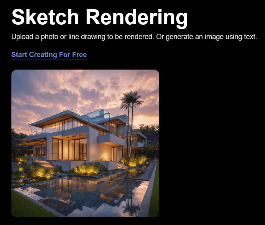 Sketch rendering