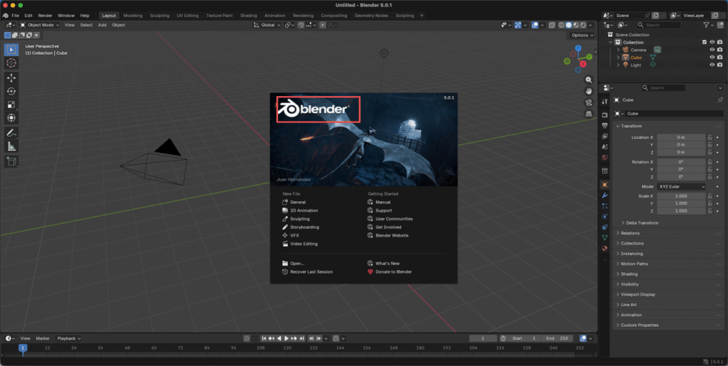 Demonstrating PromeAI 3D model generator capabilities by importing generated AI assets into Blender for editing.