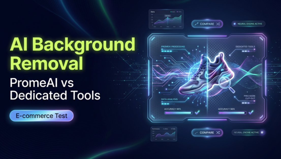 PromeAI Background Removal vs Dedicated Tools: E-commerce Test