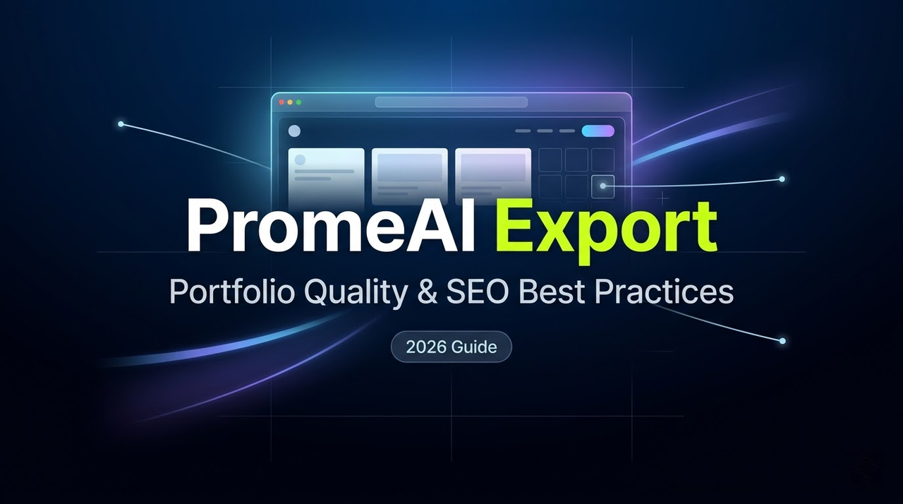 PromeAI Export: Portfolio Web Quality & SEO Best Practices