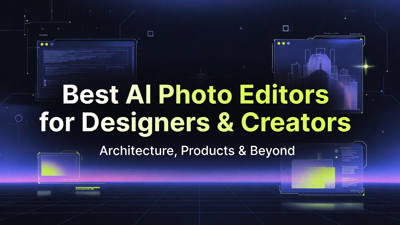 Best AI Photo Editors for Designers & Creators: Architecture, Products & Beyond