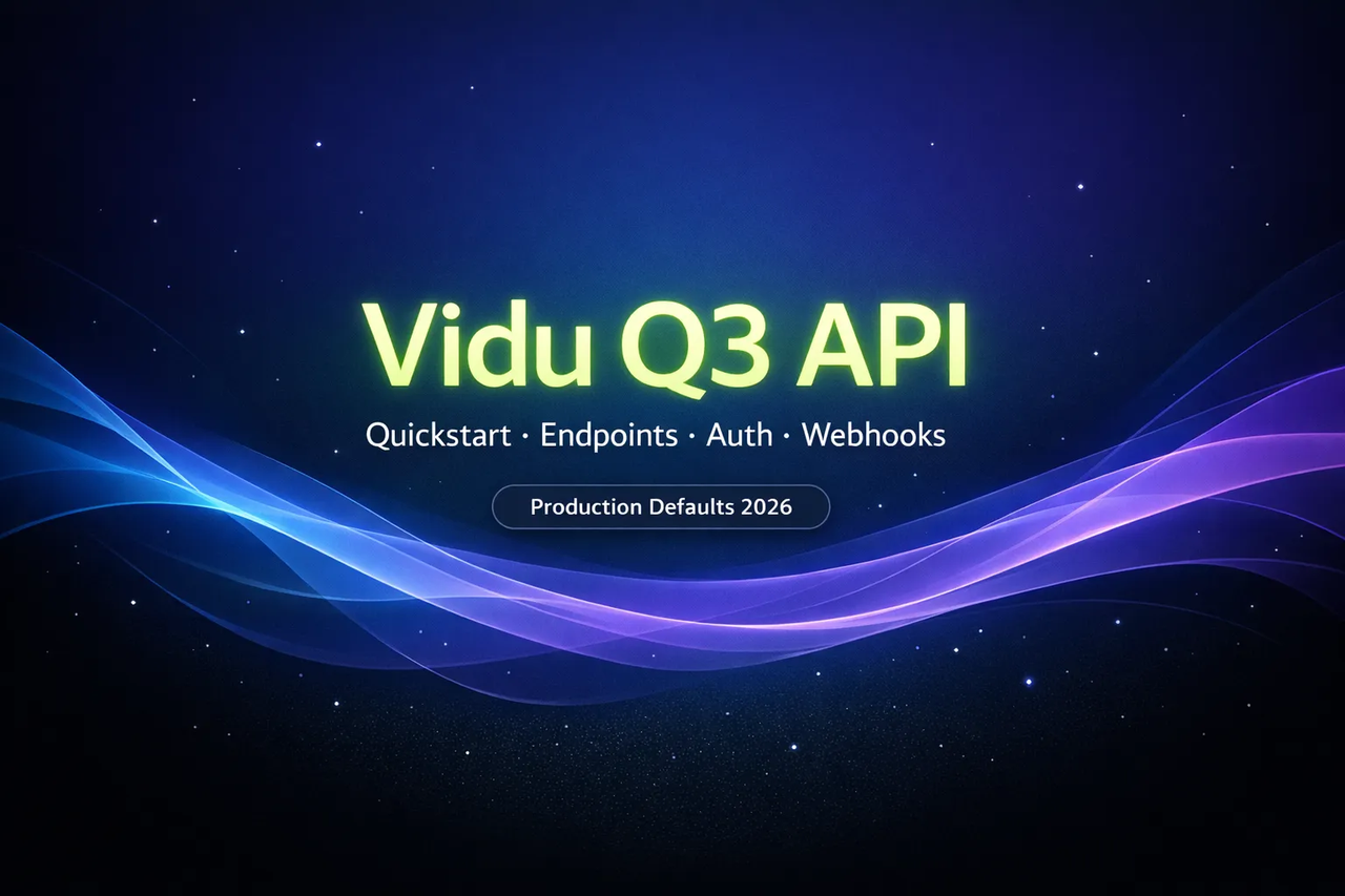 Vidu Q3 API Quickstart: Endpoints, Auth, Webhooks, and Production-Safe Defaults