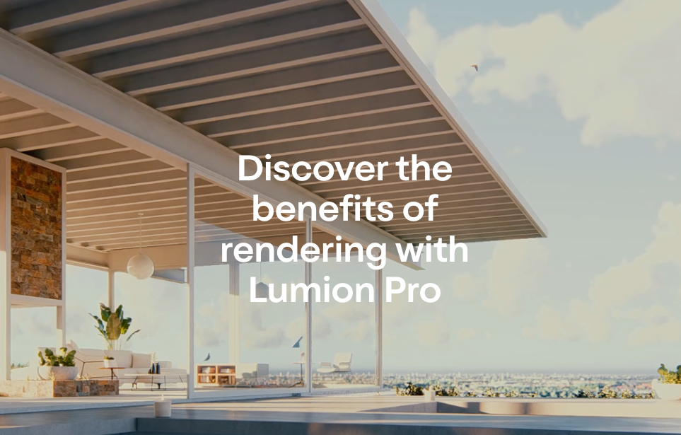 Bright modern architectural rendering of a luxury house patio with ocean view. Discover the benefits of professional rendering software for creating realistic drawings and stunning visuals.
