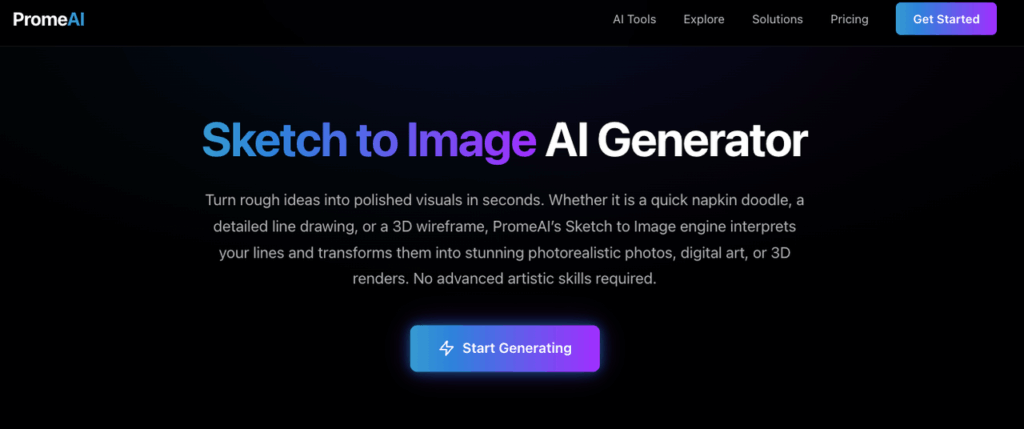 Use an AI generator to transform your basic draw line drawing into polished photorealistic visuals and stunning 3D renders.