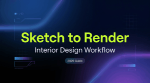 A 2026 guide on turning easy sketches into 3D interior design renders using AI tools.